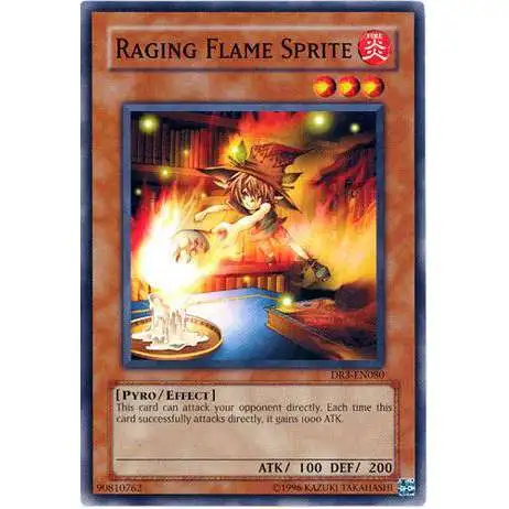 YuGiOh Dark Revelation 3 Common Raging Flame Sprite DR3-EN080