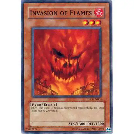 YuGiOh Dark Revelation 3 Common Invasion of Flames DR3-EN084