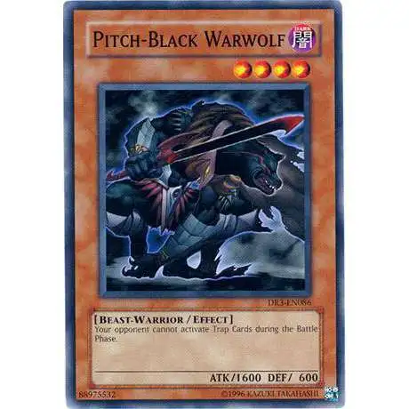 YuGiOh Dark Revelation 3 Common Pitch-Black Warwolf DR3-EN086