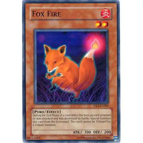 YuGiOh Dark Revelation 3 Common Fox Fire DR3-EN089