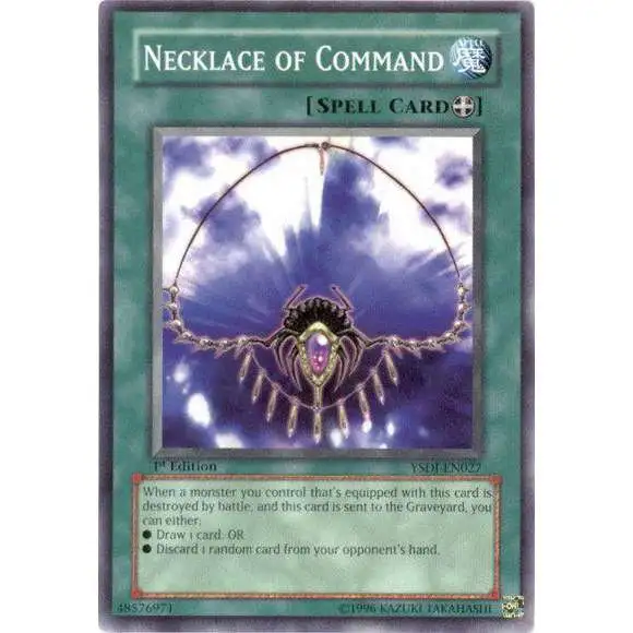 YuGiOh Dark Revelation 3 Rare Necklace of Command DR3-EN100