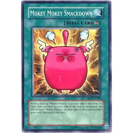 YuGiOh Dark Revelation 3 Common Mokey Mokey Smackdown DR3-EN103