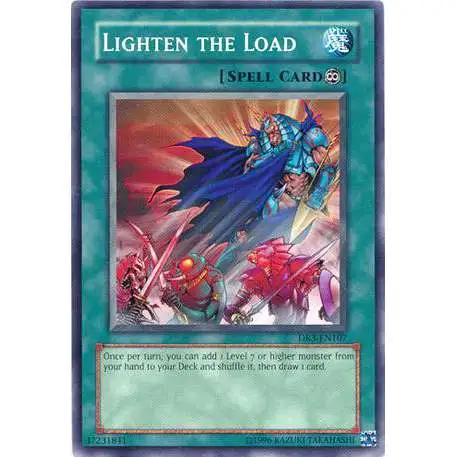 YuGiOh Dark Revelation 3 Common Lighten the Load DR3-EN107