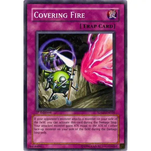 YuGiOh Dark Revelation 3 Rare Covering Fire DR3-EN120