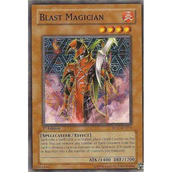 YuGiOh Dark Revelation 3 Super Rare Blast Magician DR3-EN140