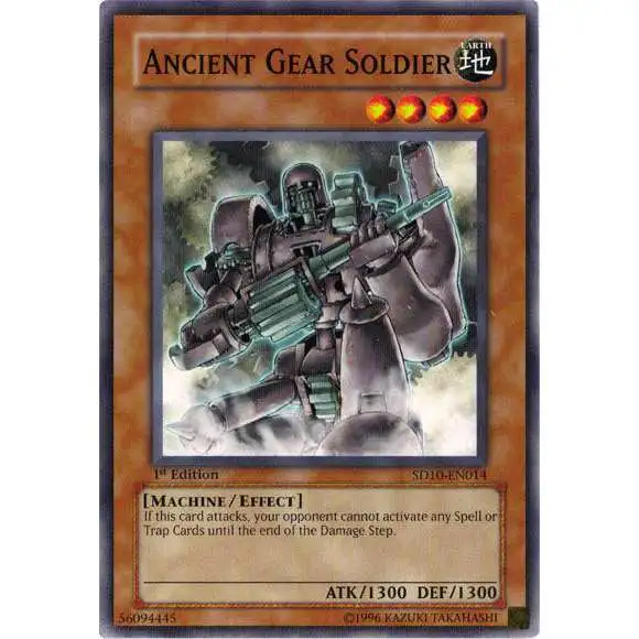 YuGiOh Dark Revelation 3 Common Ancient Gear Soldier DR3-EN188