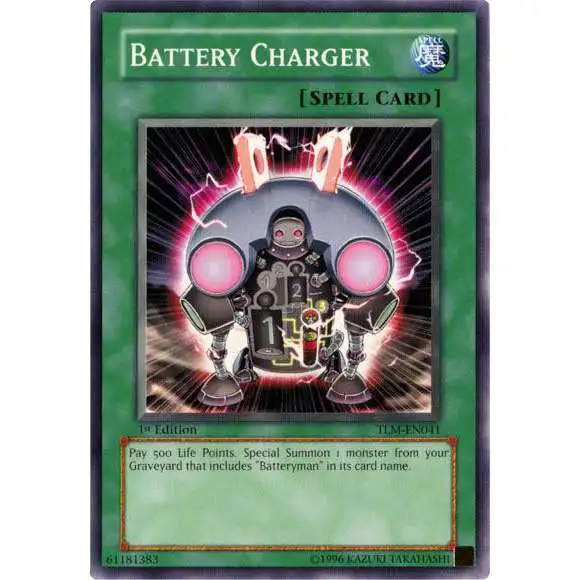 YuGiOh Dark Revelation 3 Common Battery Charger DR3-EN221