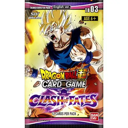 Dragon Ball Super Trading Card Game Series 3 Clash of Fates Theme Booster Pack DBS-TB03 [12 Cards]