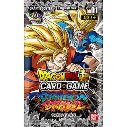 Dragon Ball Super Trading Card Game Draft Box 04 Dragon Brawl Booster Pack DB01 [12 Cards]
