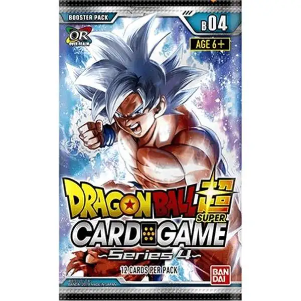 Dragon Ball Super Collectible Card Game Series 4 Booster Pack