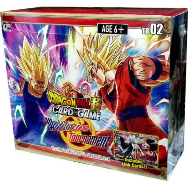 Dragon Ball Super Trading Card Game Series 2 World Martial Arts Tournament Theme Booster Box DBS-TB02 [24 Packs]