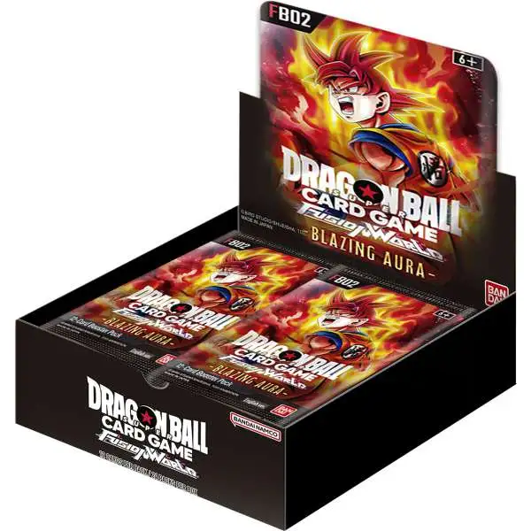 Dragon Ball Super Trading Card Game Fusion World 02 Blazing Aura Booster Box FB02 [ENGLISH, 24 Packs]