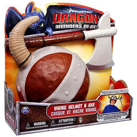 How to Train Your Dragon Dragons Defenders of Berk Viking Helmet & Axe Exclusive Roleplay Toy