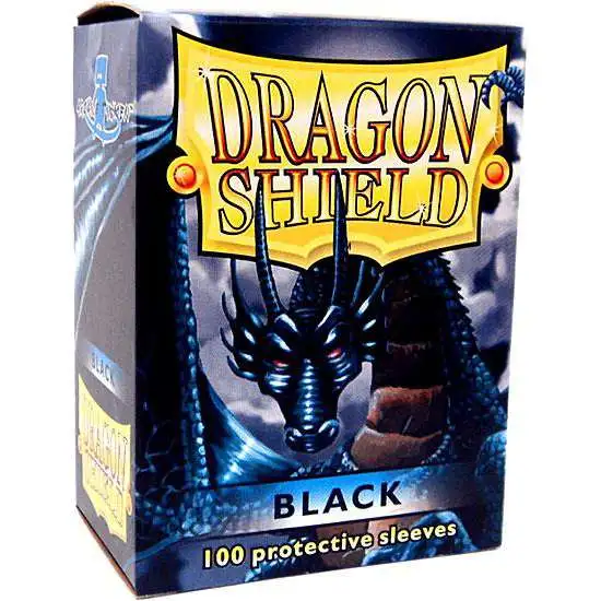 Card Supplies Dragon Shield Black Standard Card Sleeves [100 Count]
