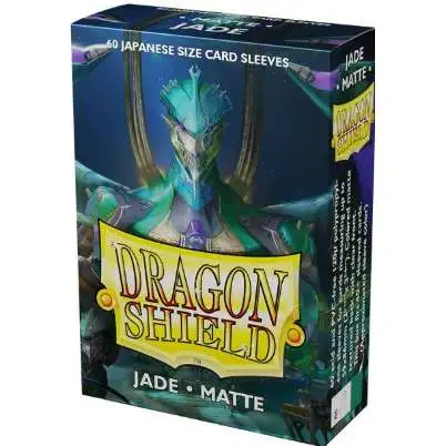Card Supplies Dragon Shield Matte Jade Small Card Sleeves [60 Count]