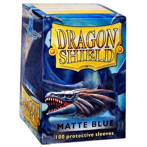 Dragon Shield Matte Blue Standard Card Sleeves [100 Count]