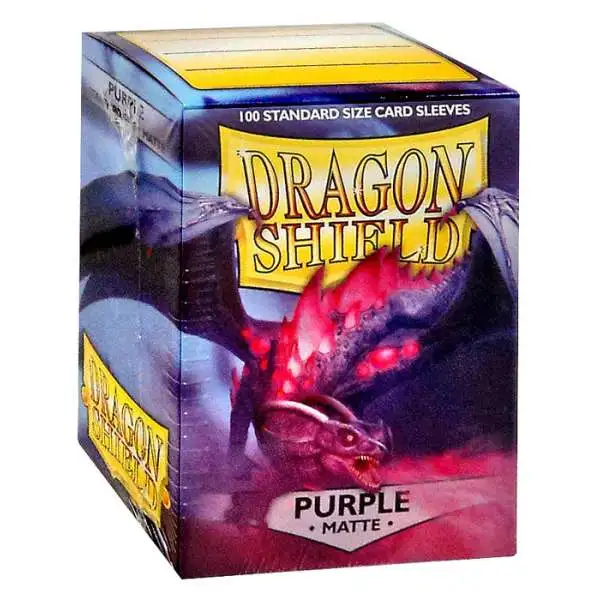 Dragon Shield Matte Purple Standard Card Sleeves [100 Count]