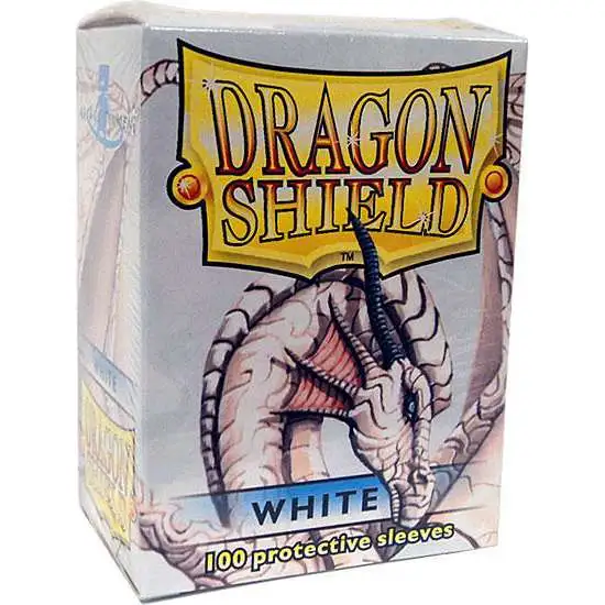 Card Supplies Dragon Shield White Standard Card Sleeves [100 Count]