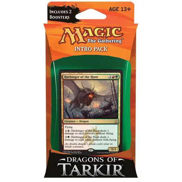 MtG Dragons of Tarkir Furious Forces Intro Deck [Includes 2 Booster Packs]