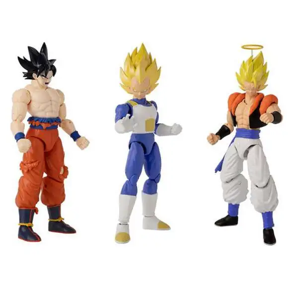 Dragon Ball Super Dragon Stars Series 15 Super Saiyan Gogeta, Vegeta V2 & Instinct Goku Set of 3 Action Figures (Pre-Order ships March)