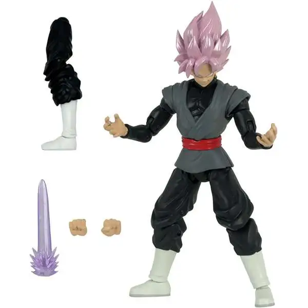 Dragon Ball Super Dragon Stars Series 4 Super Saiyan Rose Goku Black Action Figure [Fusion Zamasu Build-a-Figure]