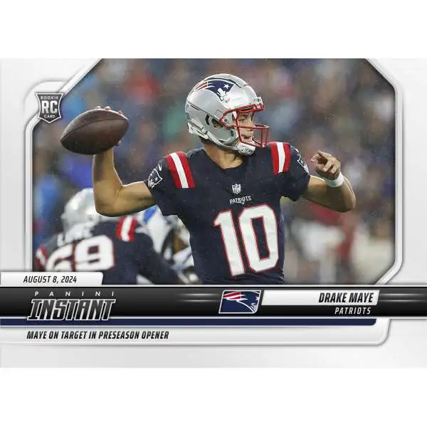 NFL New England Patriots 2024 Instant Preseason Football Drake Maye #2 [Rookie]