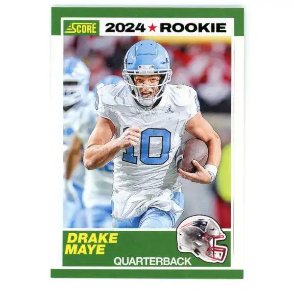 NFL 2024 Score Football 35th Anniversary Drake Maye #3 [Rookie]