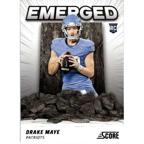 NFL 2024 Score Football Single Card Drake Maye 303 Rookie ToyWiz