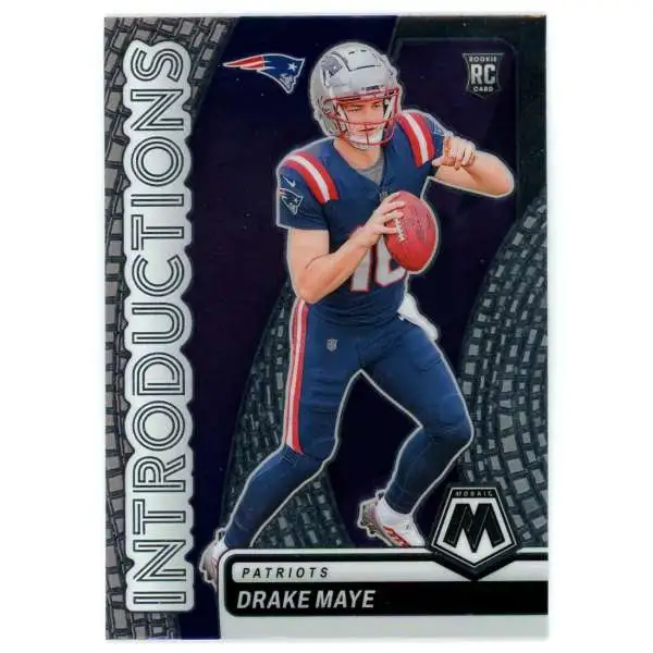 NFL 2024 Panini Mosaic Football Introductions Drake Maye #1 [Rookie]