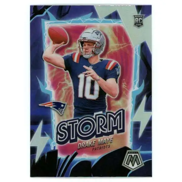 NFL 2024 Panini Mosaic Football Storm Drake Maye #3 [Rookie]