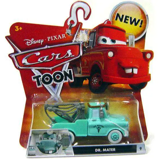 Disney / Pixar Cars Cars Toon Main Series Dr. Mater Diecast Car #9 [Mask Down]