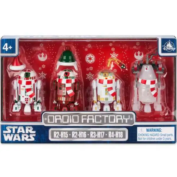 Disney Star Wars Droid Factory R2-H15, R2-H16, R3-H17 & R4-H18 Exclusive Action Figure 4-Pack
