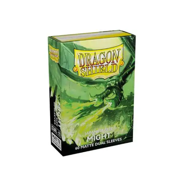 Dragon Shield Might Matte Dual 60 Pack Sleeves Card Sleeves [Japanese Size]