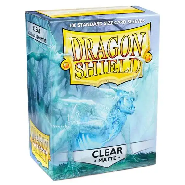 Dragon Shield Matte Clear Standard Card Sleeves [100 Count]