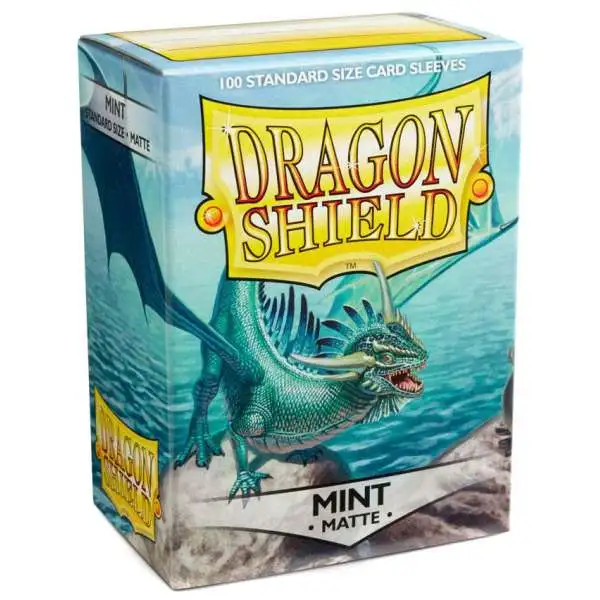 Dragon Shied Matte Mint Standard Card Sleeves [100 Count]