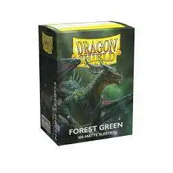 Dragon Shield Standard Forest Green Sleeves [Matte/100 Cards]