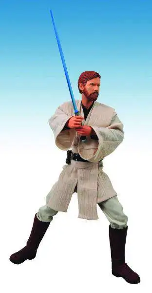 Star Wars Attack of the Clones Ultimate Quarter Scale Obi-Wan Kenobi Action Figure