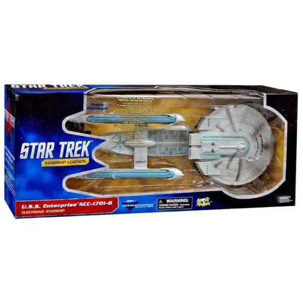 Star Trek Generations Starship Legends U.S.S. Enterprise NCC 1701-B Electronic Starship [Battle Damaged]