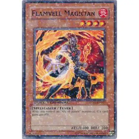 YuGiOh YuGiOh 5D's Duel Terminal 1 Parallel Rare Flamvell Magician DT01-EN017