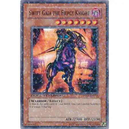 YuGiOh YuGiOh 5D's Duel Terminal 1 Parallel Rare Swift Gaia the Fierce Knight DT01-EN056