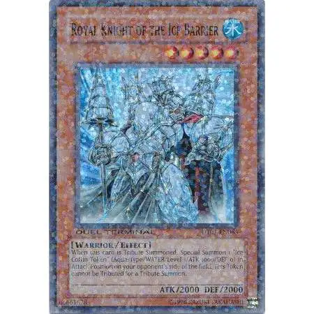 YuGiOh YuGiOh 5D's Duel Terminal 1 Parallel Rare Royal Knight of the Ice Barrier DT01-EN065