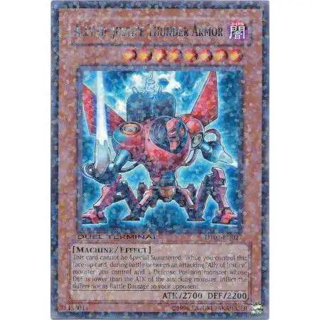 YuGiOh YuGiOh 5D's Duel Terminal 2 Parallel Rare Ally of Justice Thunder Armor DT02-EN027