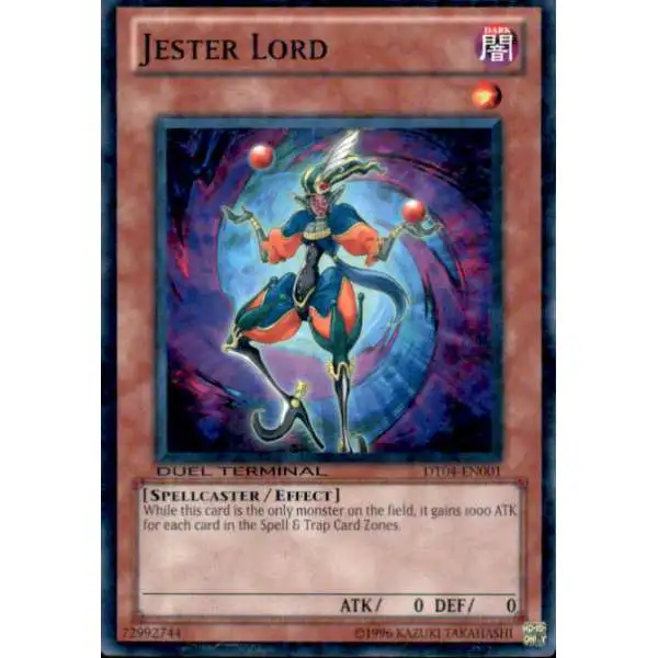 YuGiOh Duel Terminal 4 Duel Terminal Normal Parallel Rare Jester Lord DT04-EN001