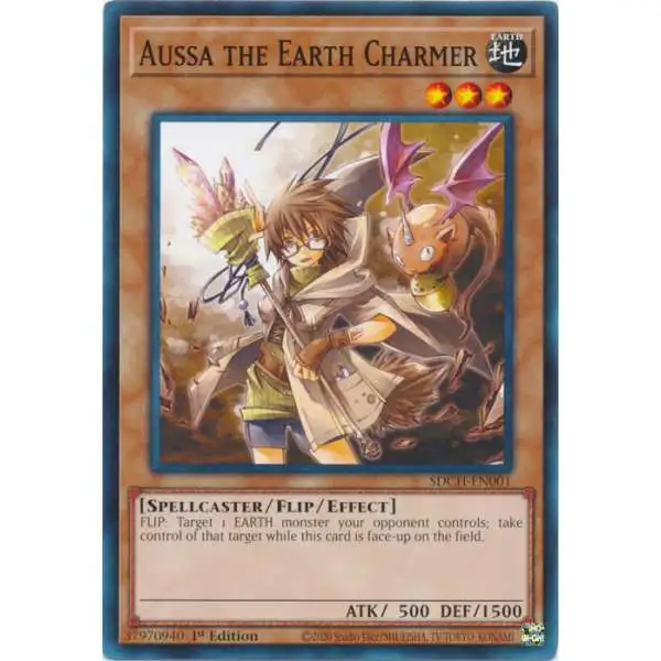 YuGiOh Duel Terminal 5 Normal Parallel Rare Aussa the Earth Charmer DT05-EN010