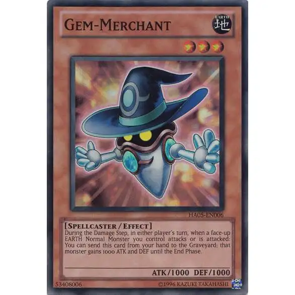 YuGiOh Duel Terminal 5 Normal Parallel Rare Gem-Merchant DT05-EN021