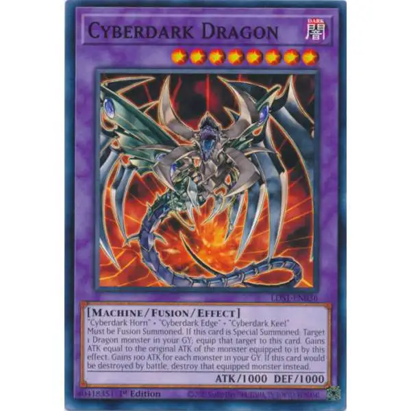 YuGiOh Duel Terminal 5 Rare Parallel Rare Cyberdark Dragon DT05-EN086