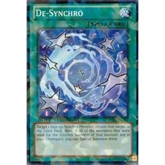 YuGiOh Duel Terminal 6 Parallel Rare De-Synchro DT06-EN092