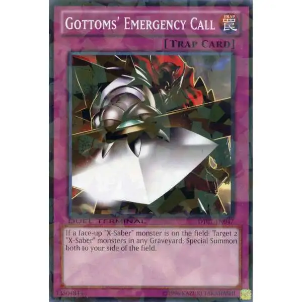 YuGiOh Duel Terminal 7 Normal Parallel Rare Gottoms' Emergency Call DT07-EN047