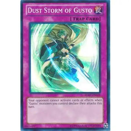 YuGiOh Duel Terminal 7 Normal Parallel Rare Dust Storm of Gusto DT07-EN049