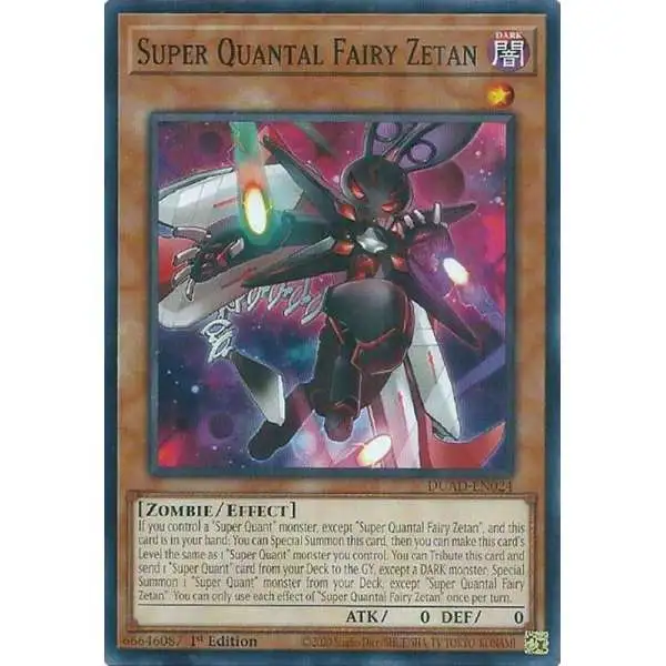 YuGiOh Trading Card Game Duelist's Advance Common Super Quantal Fairy Zetan DUAD-EN024